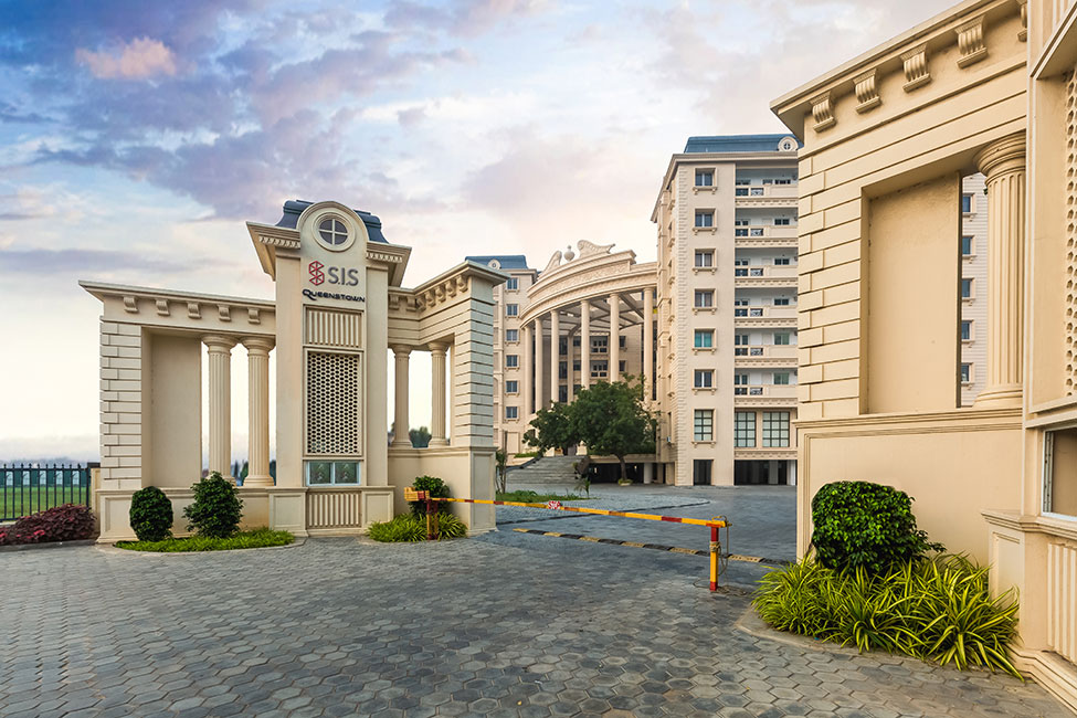 Residential community entrance